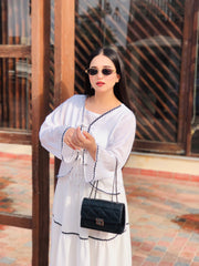 Black & White Combo Top & Skirt