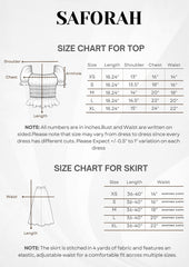 3 Doori style shirt + Skirt (with lining attached)