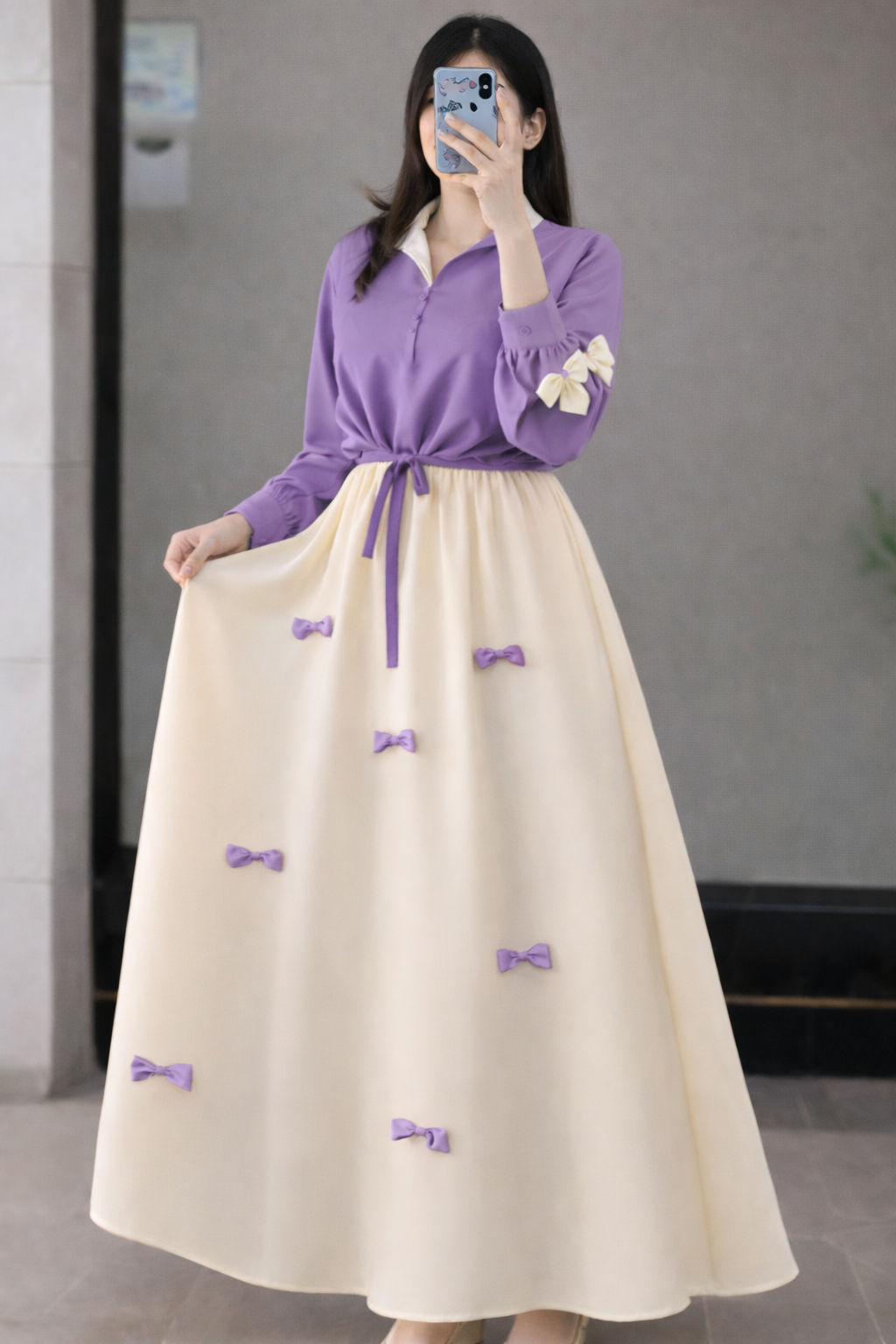 Bow Style shirt + Skirt