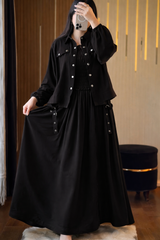 Smoke Style frock with Jacket