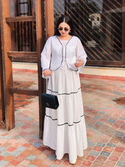 Black & White Combo Top & Skirt